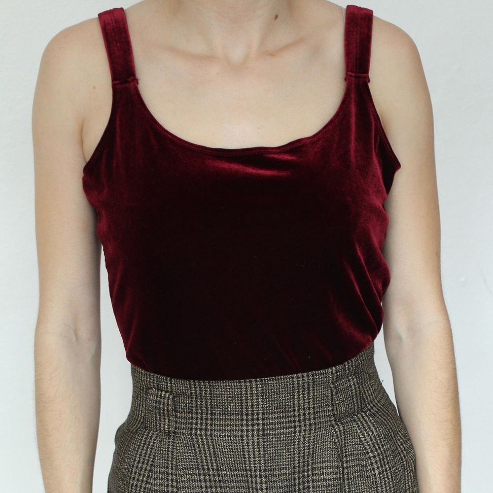 90s Velvet Ann Taylor Tank Top